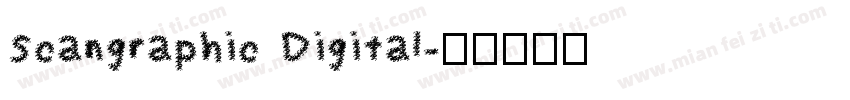 Scangraphic Digital字体转换
